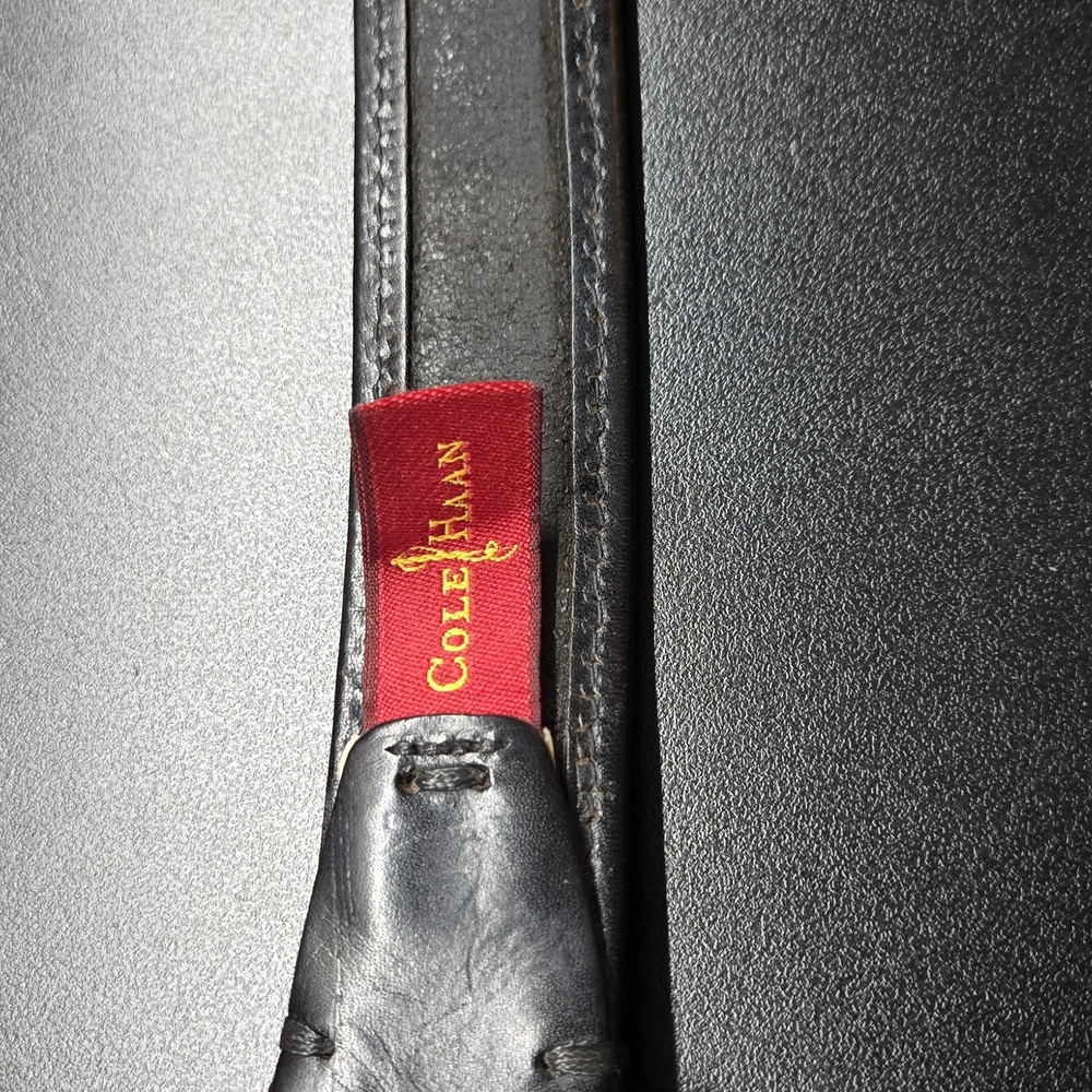 Cole Haan Black Leather Belt